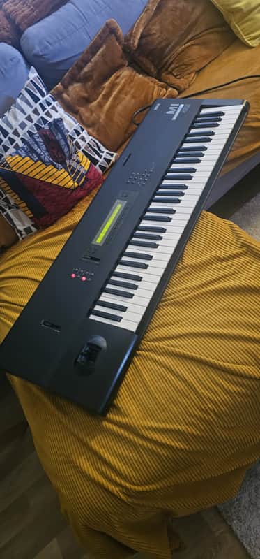 Korg M1 61-Key Synth Music Workstation 1990s - Black image 1