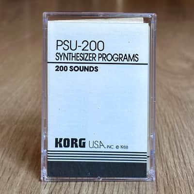 Korg 707 PSU-200 // Synthesizer Programs // Voice Rom Data Card image 2