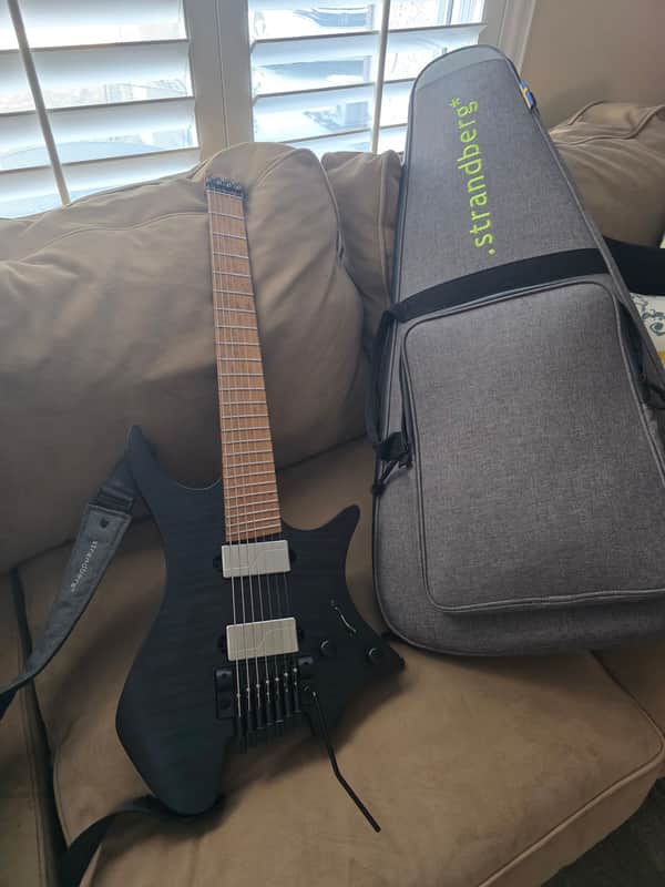 Strandberg Guitars Boden Original 7 with Tremolo 2017 - 2021 - Black image 1