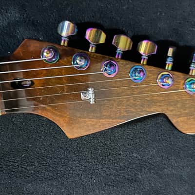 White Stratocaster With Dark Roasted Maple Neck - Seymour Duncan Pickups, Phase Reverse and Blender Mod image 15