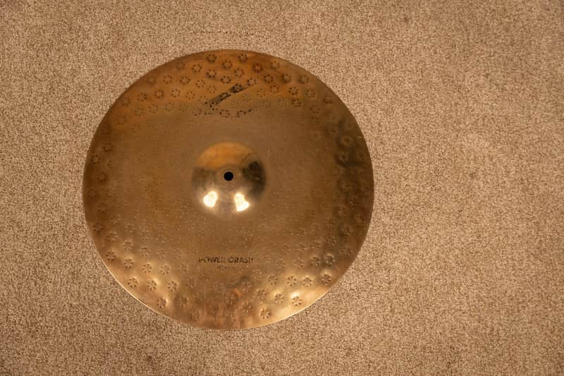 1980s Zildjian 16" Z Power Crash Cymbal 1205g image 1