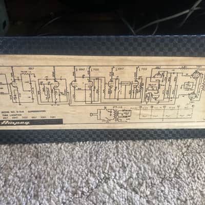 Ampeg R-15R Superbreverb 3-Channel 25-Watt 1x15" Guitar Combo image 9