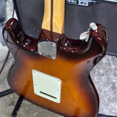 Fender Deluxe Stratocaster HSS with Maple Fretboard 2017 - 2021 - Tobacco Sunburst image 10