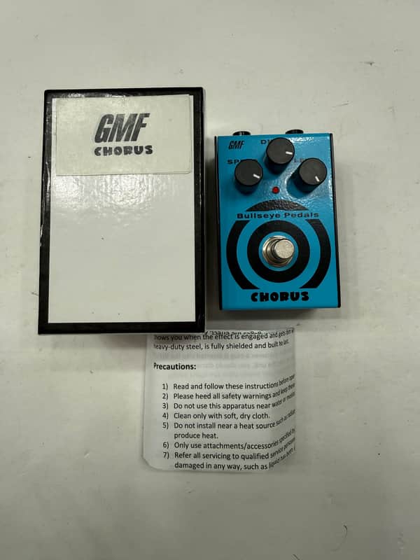 GMF Bullseye Pedals CH-1 Chorus Analog Guitar Effect Pedal + Original Box image 1