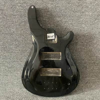 Black Solid Basswood Electric Bass DIY Project Body image 1