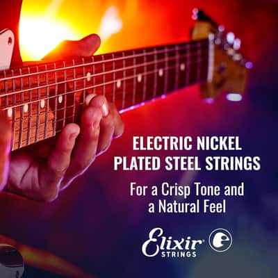 Elixir Strings 19077 Electric Guitar With Optiweb Coating, Light/Heavy (.010-.052) image 5