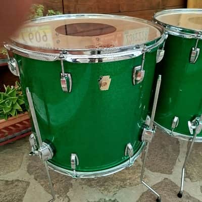 LUDWIG Classic Maple Zep Set 2018, Green Sparkle. image 5