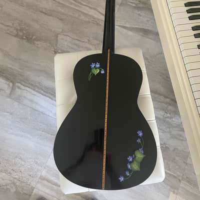 Vintage Classical Guitar mid-1950’s-60’s - Hand Painted Floral Design image 4