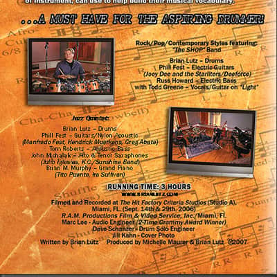Practical Drumming with Brian Lutz (3-Hour Instructional DVD) image 2