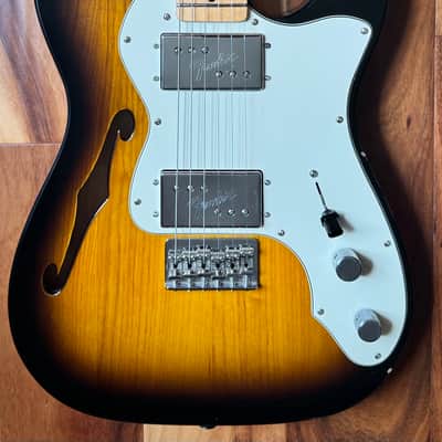 2009 Fender '72 Telecaster Thinline - Sunburst image 3