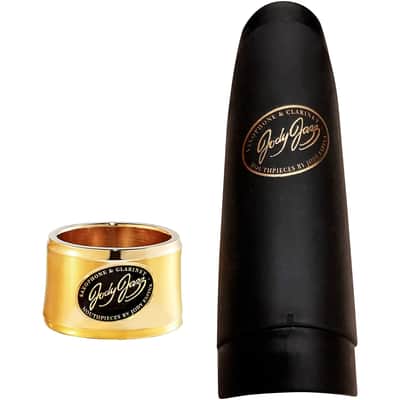 JodyJazz HRT1 Power Ring Ligature & Cap | for HR* Tenor Saxophone Mouthpiece | 24k Gold-Plated image 4