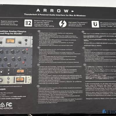Universal Audio Arrow 2x4 Thunderbolt 3 Interface with Solo DSP Processor 2010s - Gray image 9