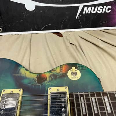 Carols Universal Music Custom Skull Singlecut Electric Guitar image 4