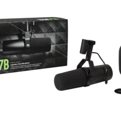 Shure SM7B Card. Dynamic Mic. w/ Cloud Lifter CL-1 preamp image 3