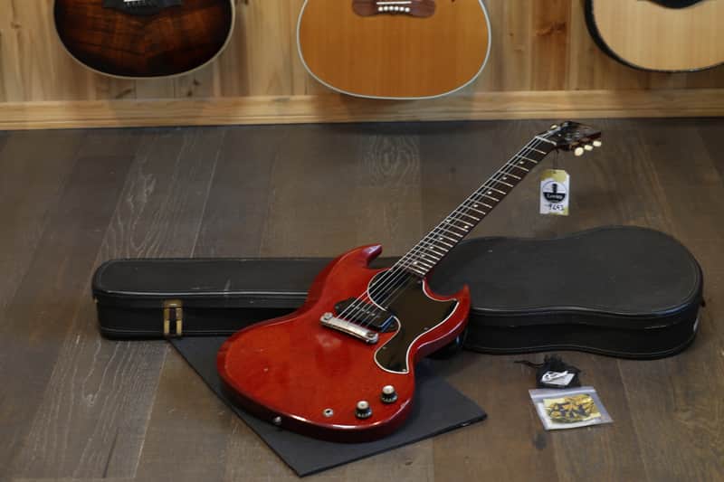 Owned & Played by Wilco's Jeff Tweedy! 1963 Gibson SG Junior Electric Guitar Cherry + OG Case image 1