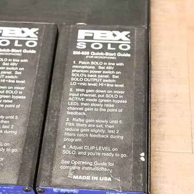 Sabine SM-620 FBX Solo Feedback Exterminator (Pack of 6) CG01ZFK image 5