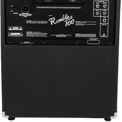 Fender Rumble 100 V3 100-Watt 1x12 Bass Combo - Black image 4