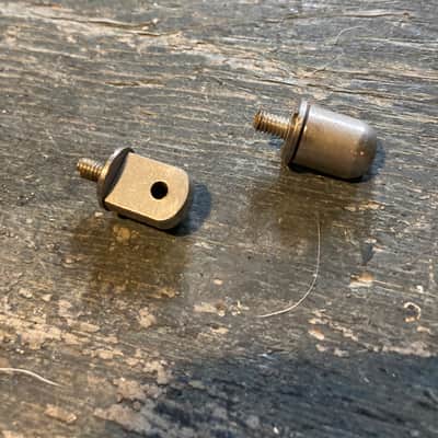 Unknown bridge or tailpeice parts 60's 70's - Ni image 2