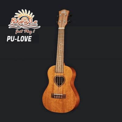 PukanaLa Model LOVE-C Concert Ukulele with Sapele Mahogany Top, Back and Sides image 4