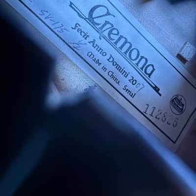 Cremona SV-175 1/2 Violin Outfit with Bow and Deluxe Hard Case (2007) image 2