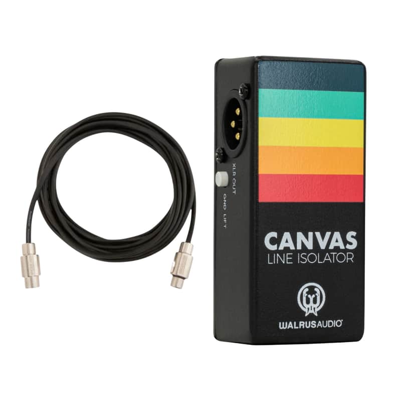 Pedalboard to FOH Kit - Walrus Audio Canvas Nano Line Isolator + Rockboard Flat XLR Cable 20FT image 1