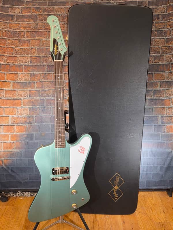 Epiphone 2023 "Inspired by Gibson Custom" '63 Firebird I Inverness Green w/ OHSC image 1