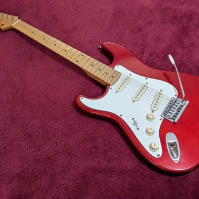 Arbor 416L-MR Lefty Strat copy 1980s - Metallic Red - Made in Korea image 1