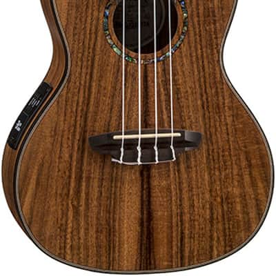 Luna High Tide Ukulele Uke Koa Concert w/Preamp UKEHTCKOA image 1
