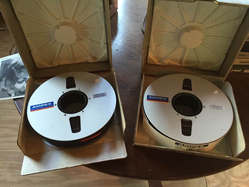 Ampex 2 Inch Tape Grand Master (2) Reels image 1