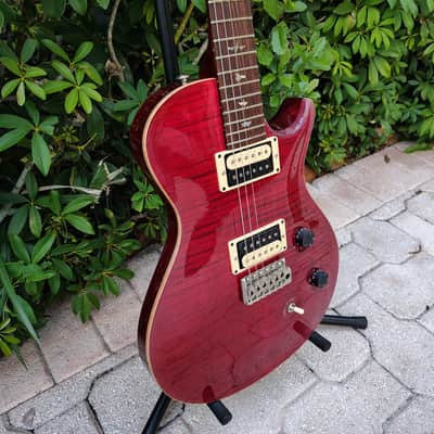 PRS Singlecut Trem 10 Top Birds Black Cherry Pre-Lawsuit Model *UNPLAYED* 2003 image 10