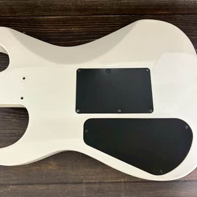 90s Charvel by Jackson DK-065 Dinky SSH Body White w/Plate and Bridge and Pickups image 12