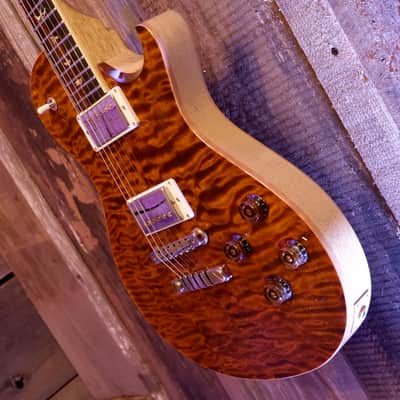 PRS McCarty 594SC Singlecut Wood Library 10-Top Korina & Brazilian Rosewood 2017 - Yellow Tiger image 4