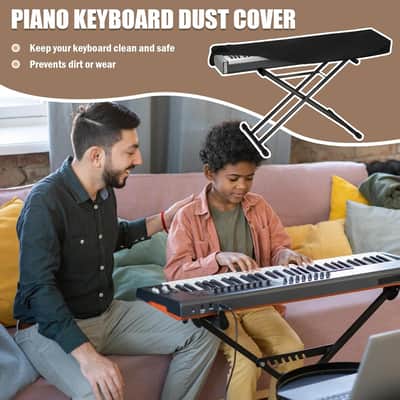 Piano Keyboard Dust Cover 88 Keys, Digital Electronic Piano Keyboard Covers, Thickening Full Covering Soft And Premium Surface, Essential Accessories To Protect Your Music Piano image 6