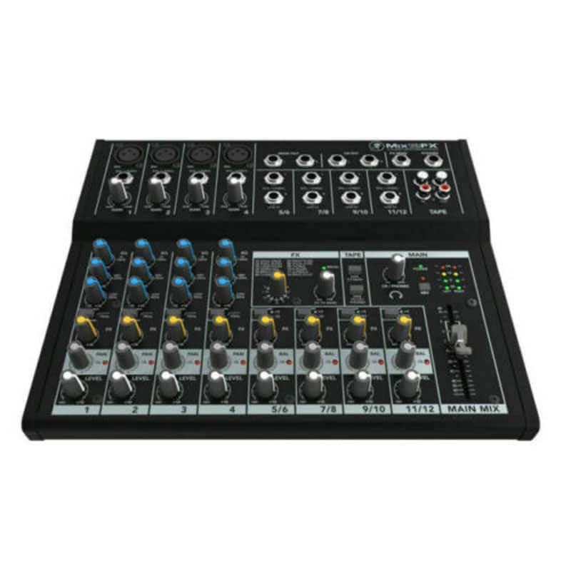 Mackie Mix12FX Rugged Portable 12-Channel Compact Mixer w/ FX Mix12 FX (OPEN) image 1