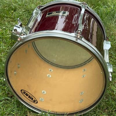 Vintage Pearl Export Series 12” Rack Tom – Wine Red/Burgundy – Made in Taiwan image 5