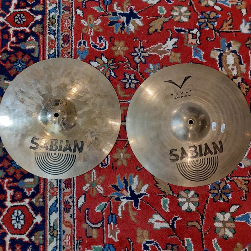 Sabian 14" Vault Hi-Hat Cymbals image 1