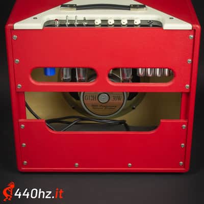 Divided by 13 SJT 10/20 1x12 Combo 230V - Red Tolex/Cream V image 4