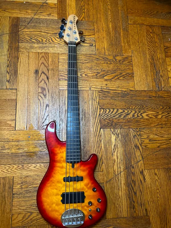 Lakland 55-02 2017 Satin Cherry Burst image 1