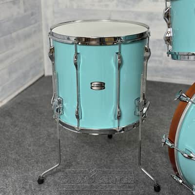 Yamaha Recording Custom 4pc Drum Set 22/10/12/16 Surf Green image 3