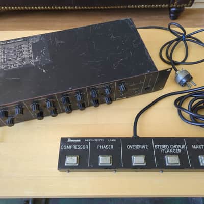 vintage Ibanez UE400 Multi-Effects rackmount FX w/ controller pedal image 1