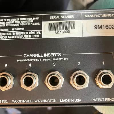 Mackie 1402VLZ 14-Channel Mixer. USA Made. Excellent Condition image 9