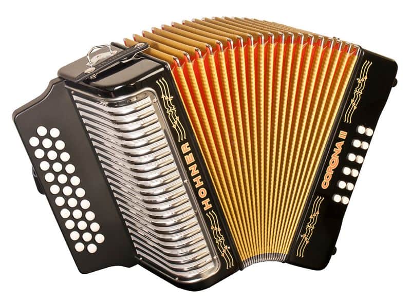 Hohner   Corona Ii Gcf  Black Lacquered image 1