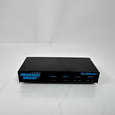Midiman Minimixer 4 Channel Stereo or 8 Channel Mono Mini Mixer Preamplifier image 1