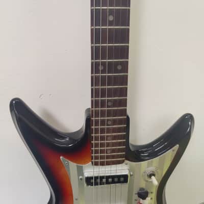 Teisco ET 230 Sharkfin 1967 Sunburst finish Excellent condition image 5