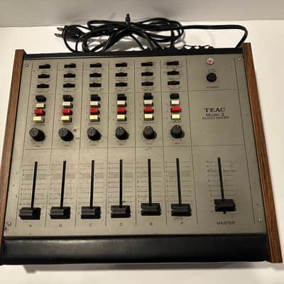 TEAC Model 2 - 1970s mixer - like new face plate and operation manual included see pics image 1