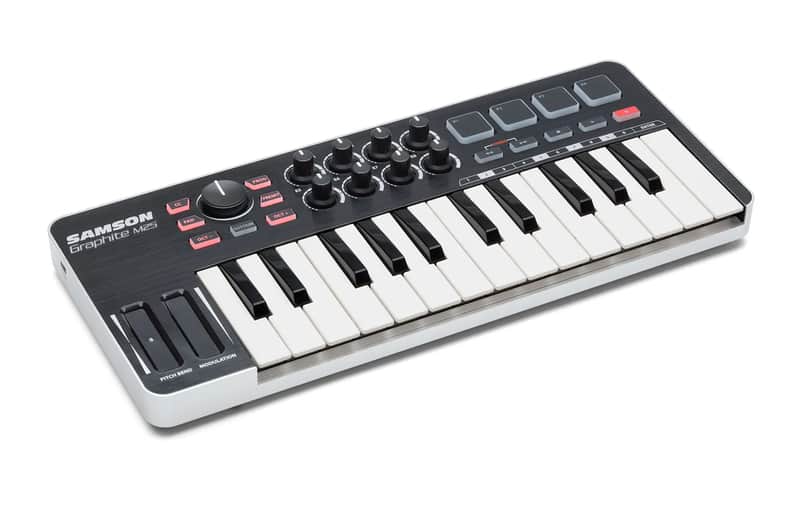 Samson Graphite M25 Mini MIDI Controller USB image 1