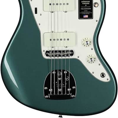 Fender American Vintage II 1966 Jazzmaster Electric Guitar. Rosewood Fingerboard, Sherwood Green Metallic image 1
