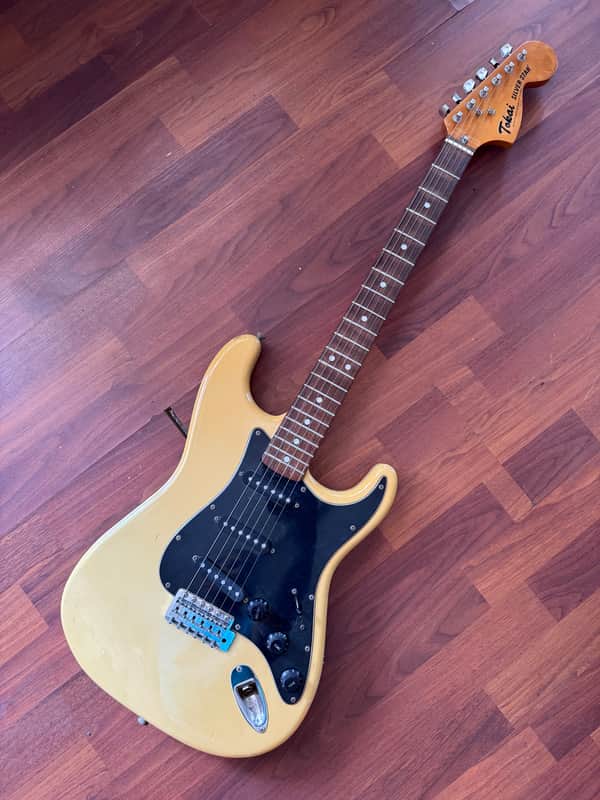Tokai Silver Star 1980’s - pale yellow image 1