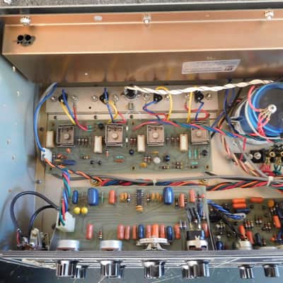 Vintage 1972 Kustom K250-4 Solid State 250 Watt Tuck & Roll Head! image 12