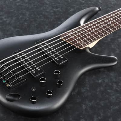 Ibanez SR306EBWK SR Series 6-String Electric Bass Guitar in Weathered Black image 2